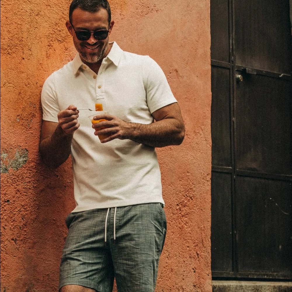 The Heavy Bag Polo in Natural